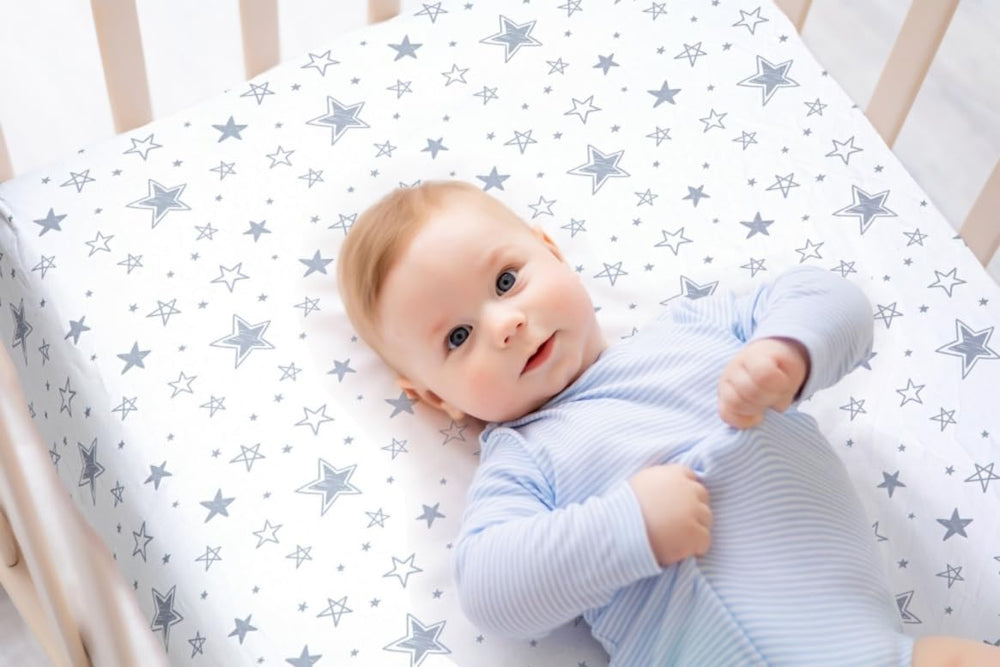 FIGEPO breathable soft crib sheets promoting baby comfort