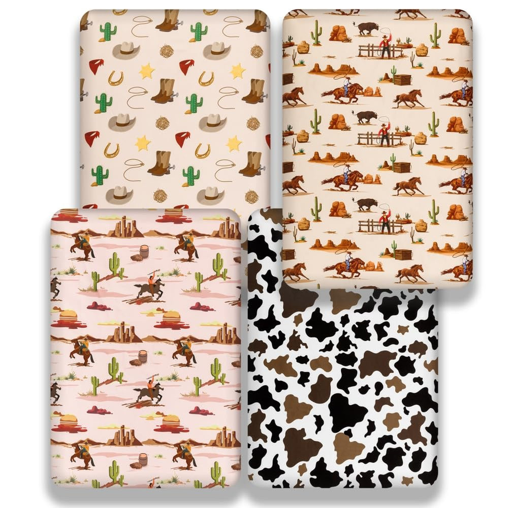 FIGEPO crib sheets elastic-fit closeup demonstrates secure, easy installation for quick changes.