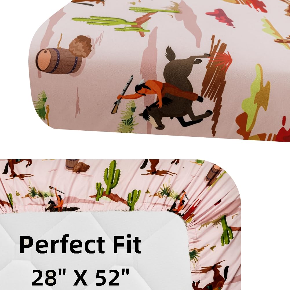 FIGEPO crib sheets machine-washable closeup highlights stain resistance and durability.