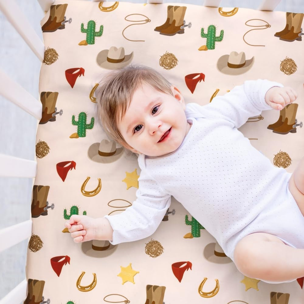 FIGEPO crib sheets soft closeup emphasizes breathable texture for baby comfort.