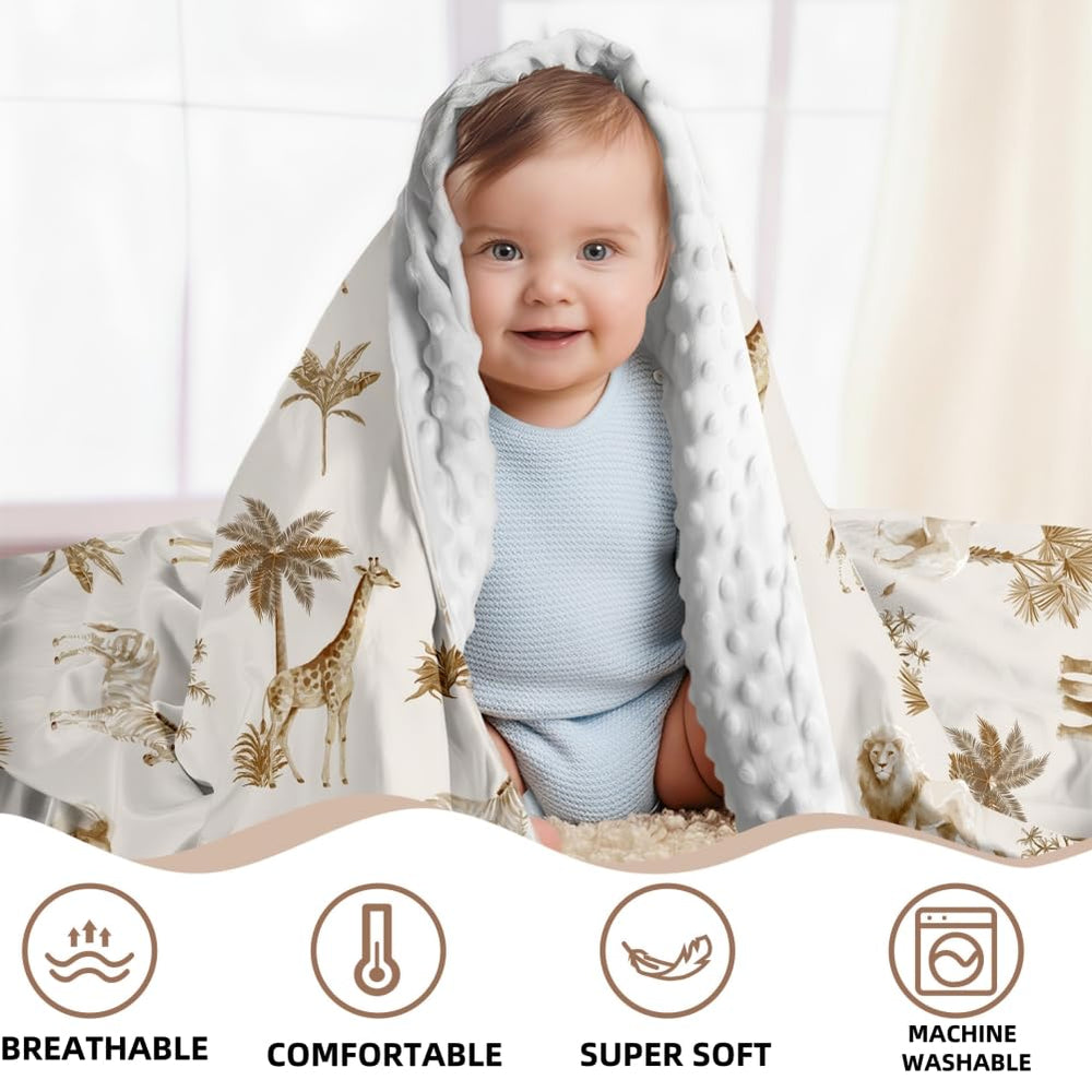 FIGEPO Double-layer baby blanket fabric for breathable warmth