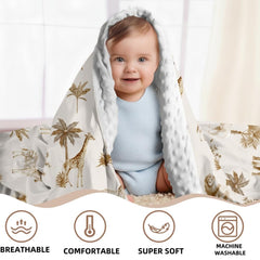FIGEPO Double-layer baby blanket fabric for breathable warmth