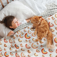 FIGEPO dot-back fleece adds warmth and secure feel