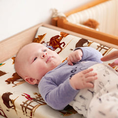 FIGEPO neutral baby sheets soft and breathable for restful nap times