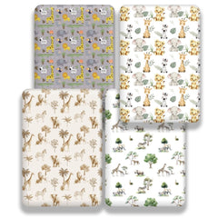 FIGEPO neutral jungle decor closeup highlights versatile nursery style