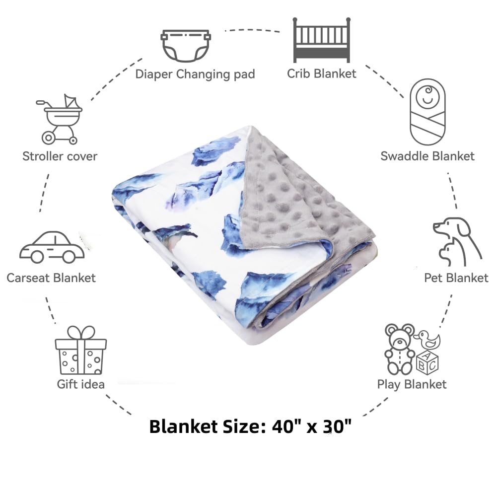 FIGEPO gift-ready blanket for baby showers and birthdays, practical and soft