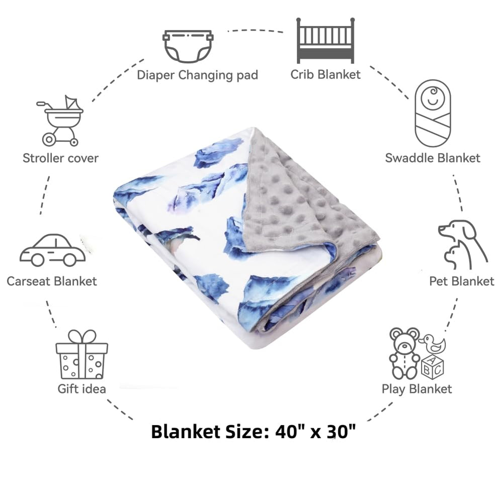 FIGEPO gift-ready blanket for baby showers and birthdays, practical and soft