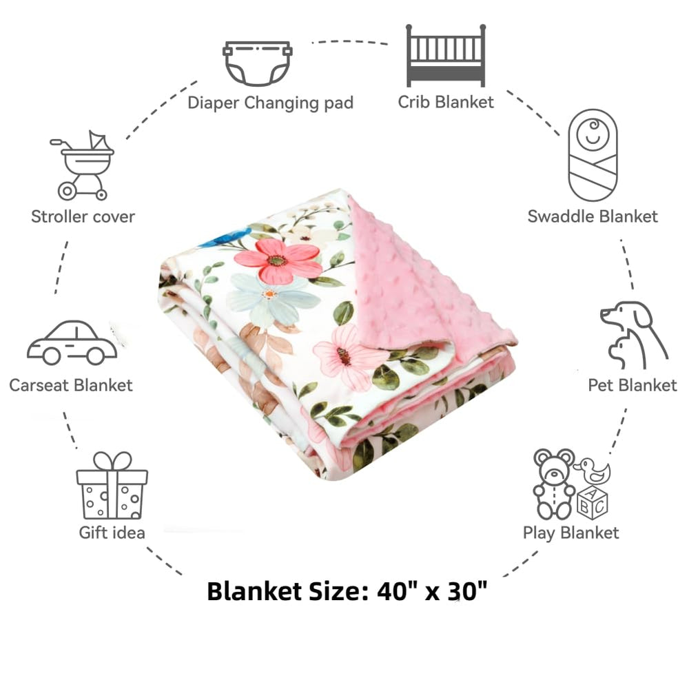 FIGEPO receiving blanket doubles as nursing cover and burp cloth.