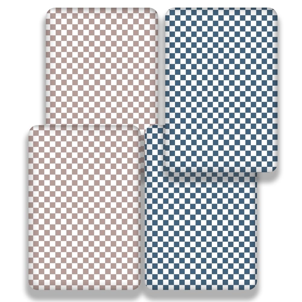 FIGEPO universal-fit crib sheets with secure elastic edges for easy setup