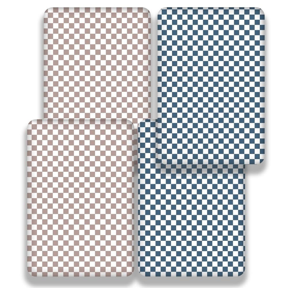 FIGEPO universal-fit crib sheets with secure elastic edges for easy setup