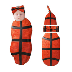 Figtihw swaddle blanket soft material offers cozy comfort for baby throughout the day.