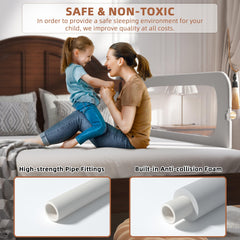 FigTime bed rail base design provides stable protection across restless sleep.