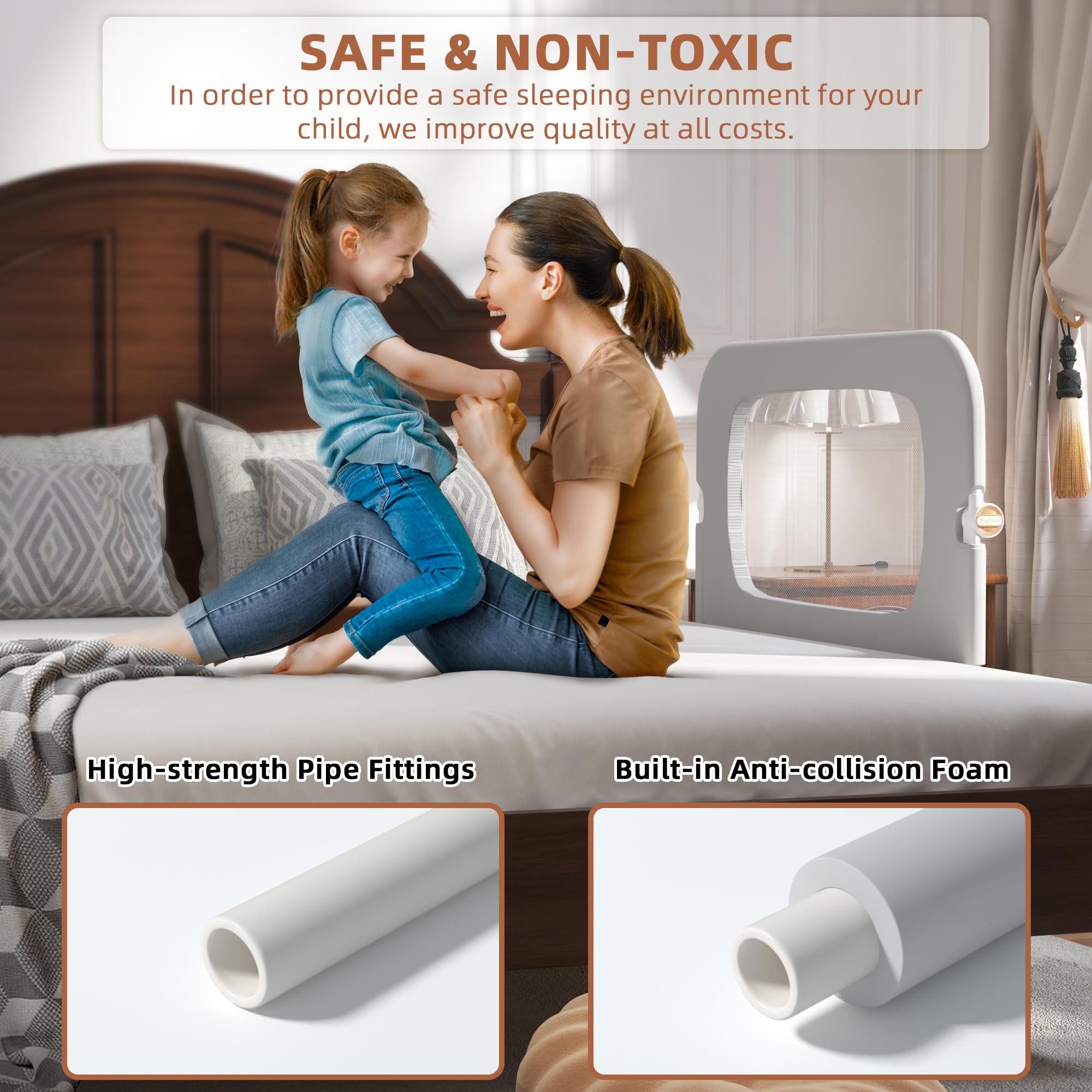 FigTime U-shaped base delivers superior stability for wobble-free nights.
