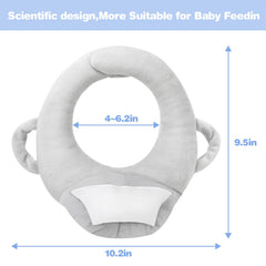 FIKETLXU arm-wrist relief pillow gray provides ergonomic infant-care support.