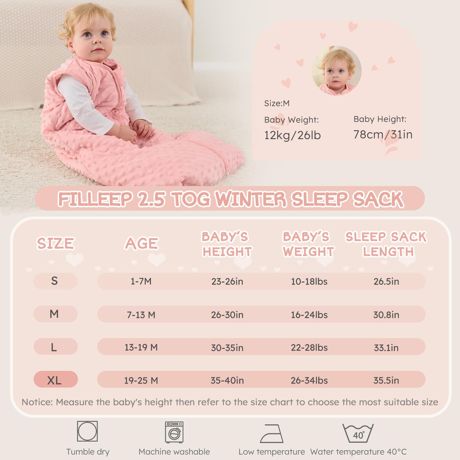 FILLEEP inner cotton fleece lining delivers breathable warmth.