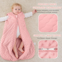 FILLEEP winter sleep sack in use on baby during nap time.