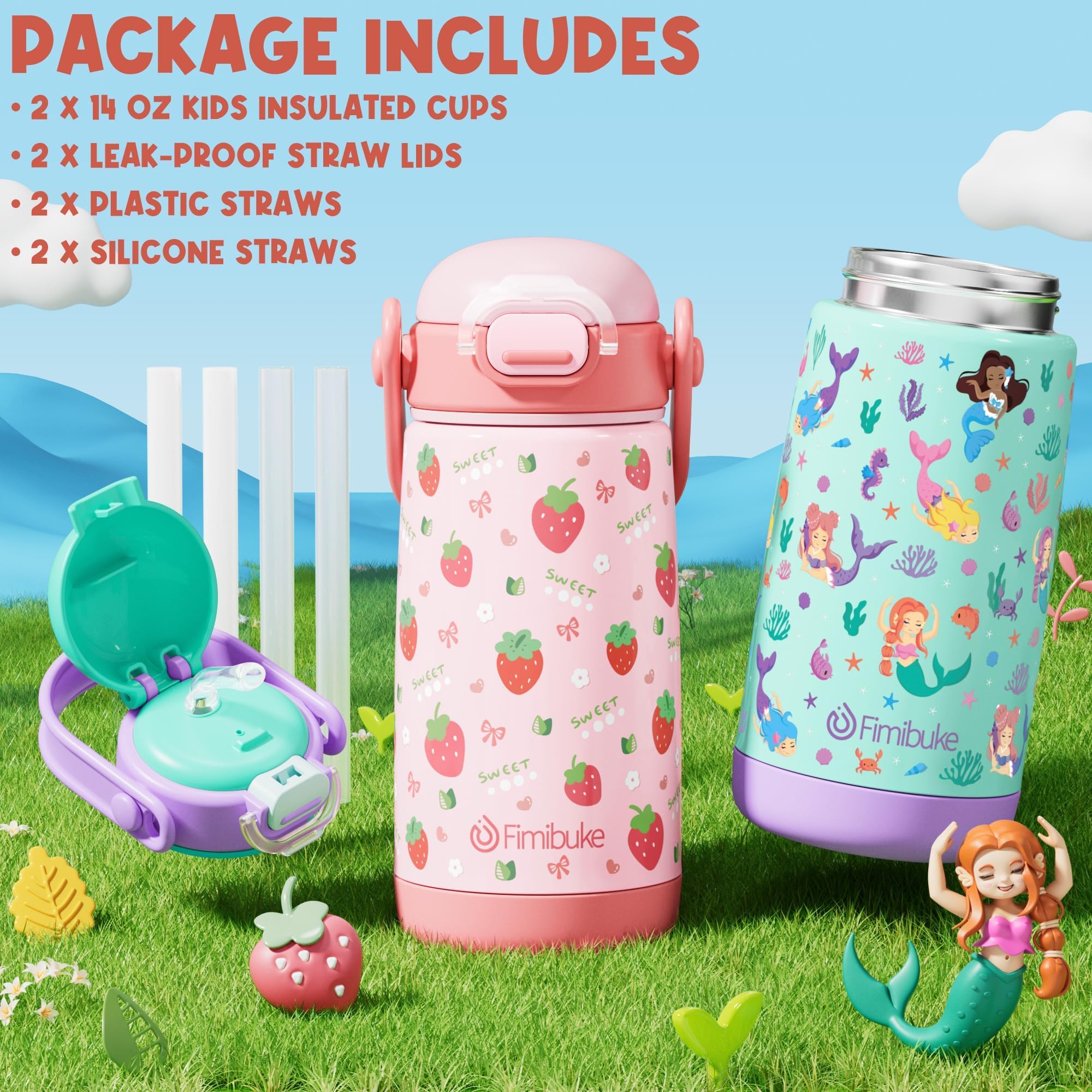 Fimibuke bright pattern designs spark imagination while hydrating