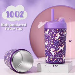 Fimibuke silicone straw with stopper enables gentle spill-resistant sipping
