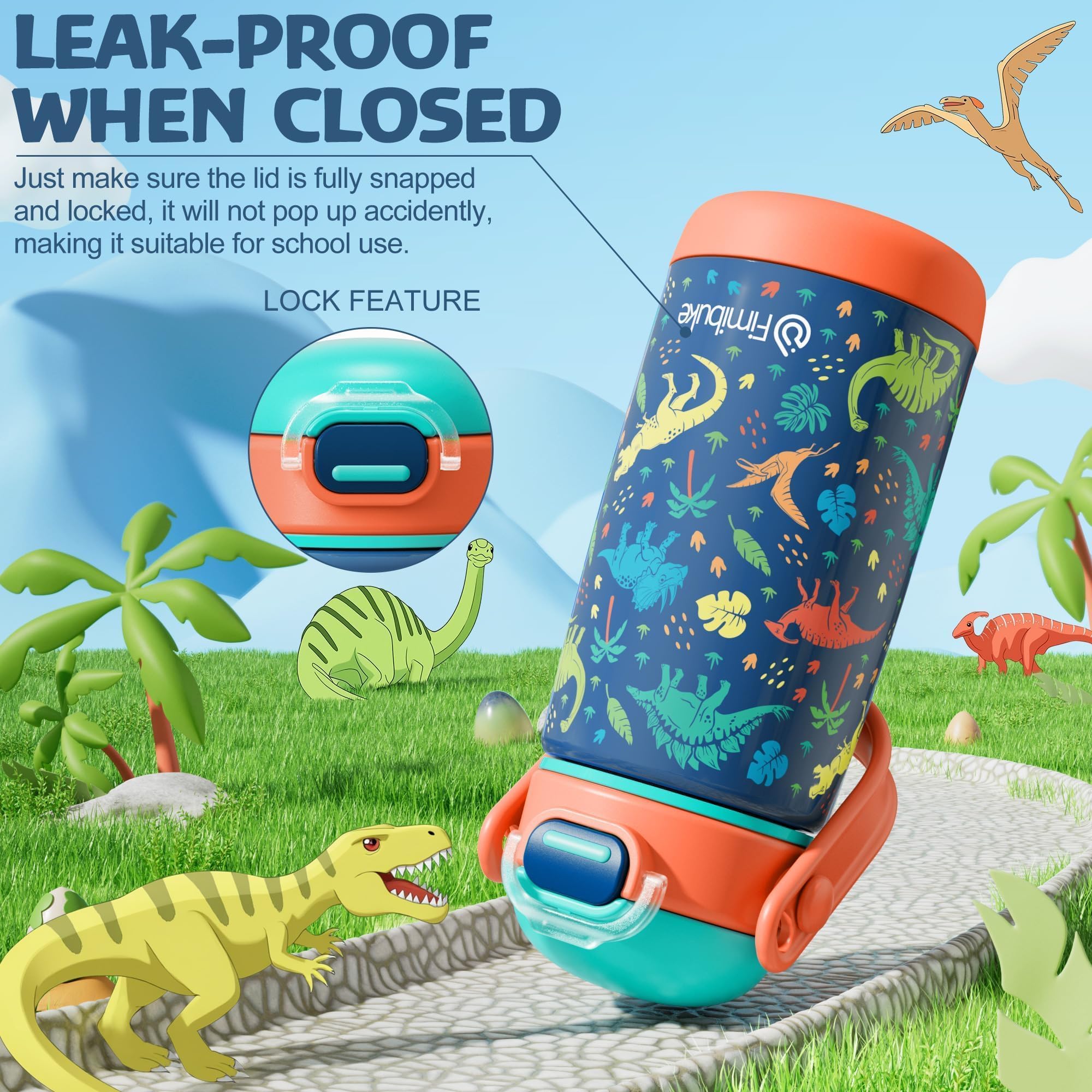Fimibuke leak-proof cap prevents spills during transport