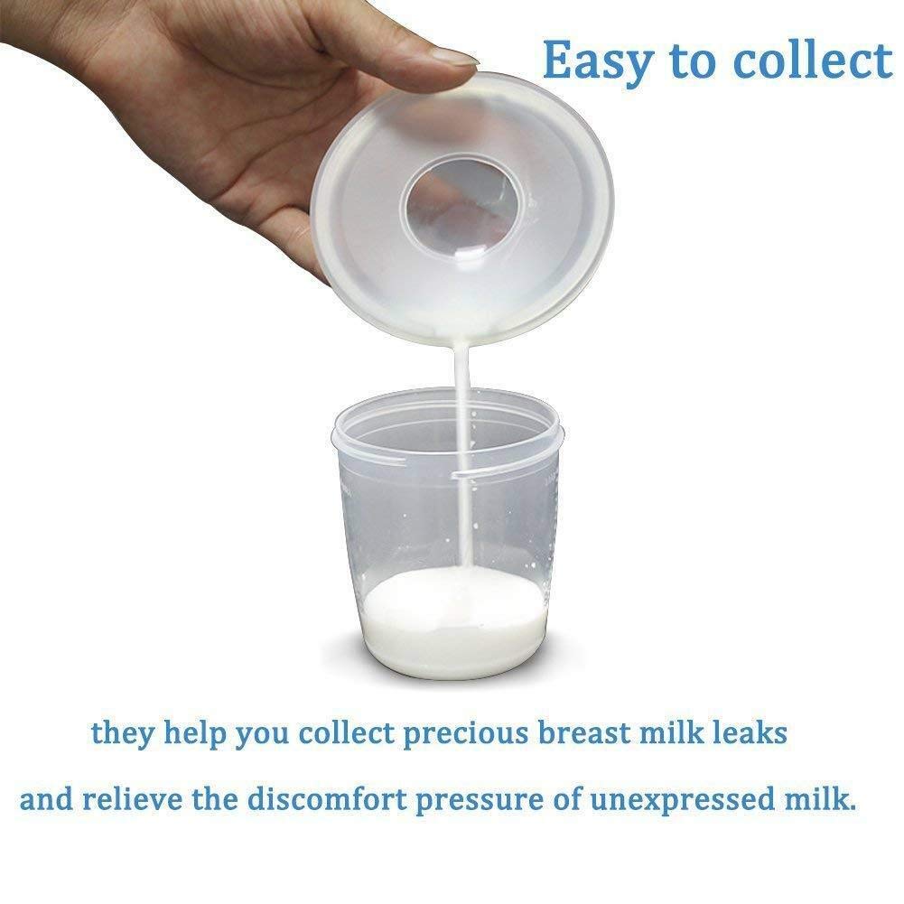 Finever breast shells transfer milk easily through air vent to bottle