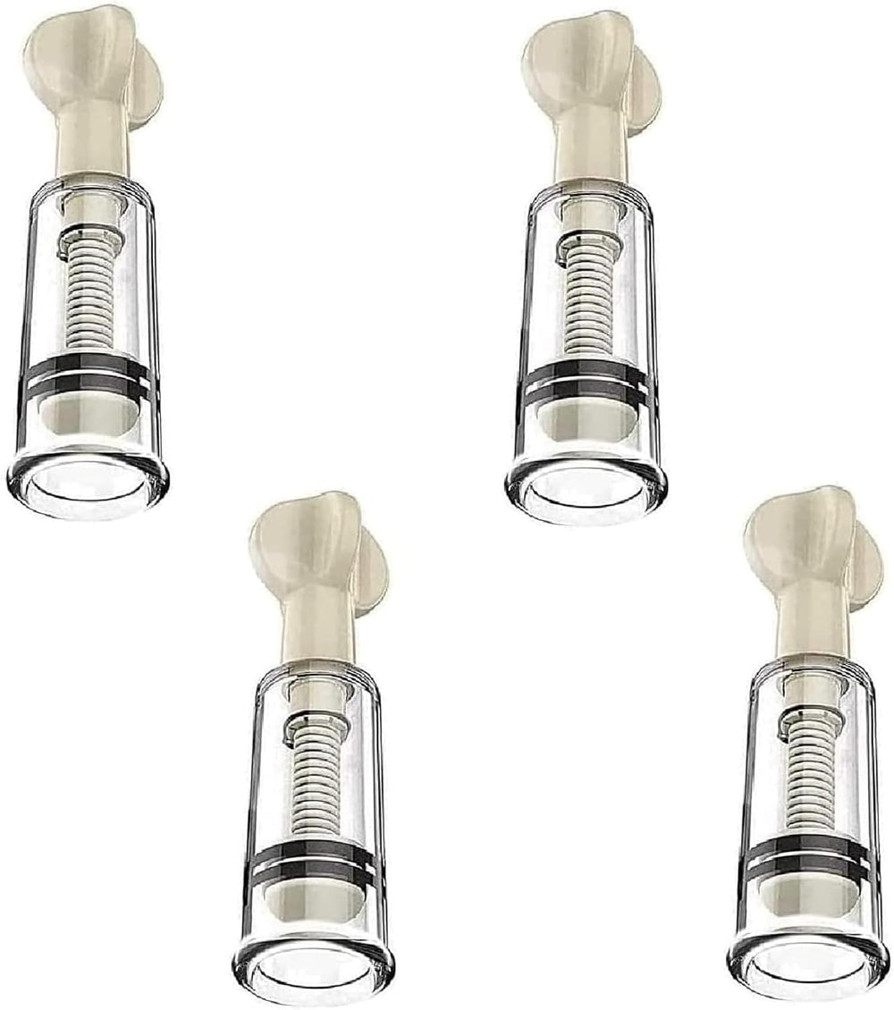 Finever nipple correctors overview showing a compact 4-cup set designed for gentle breastfeeding support
