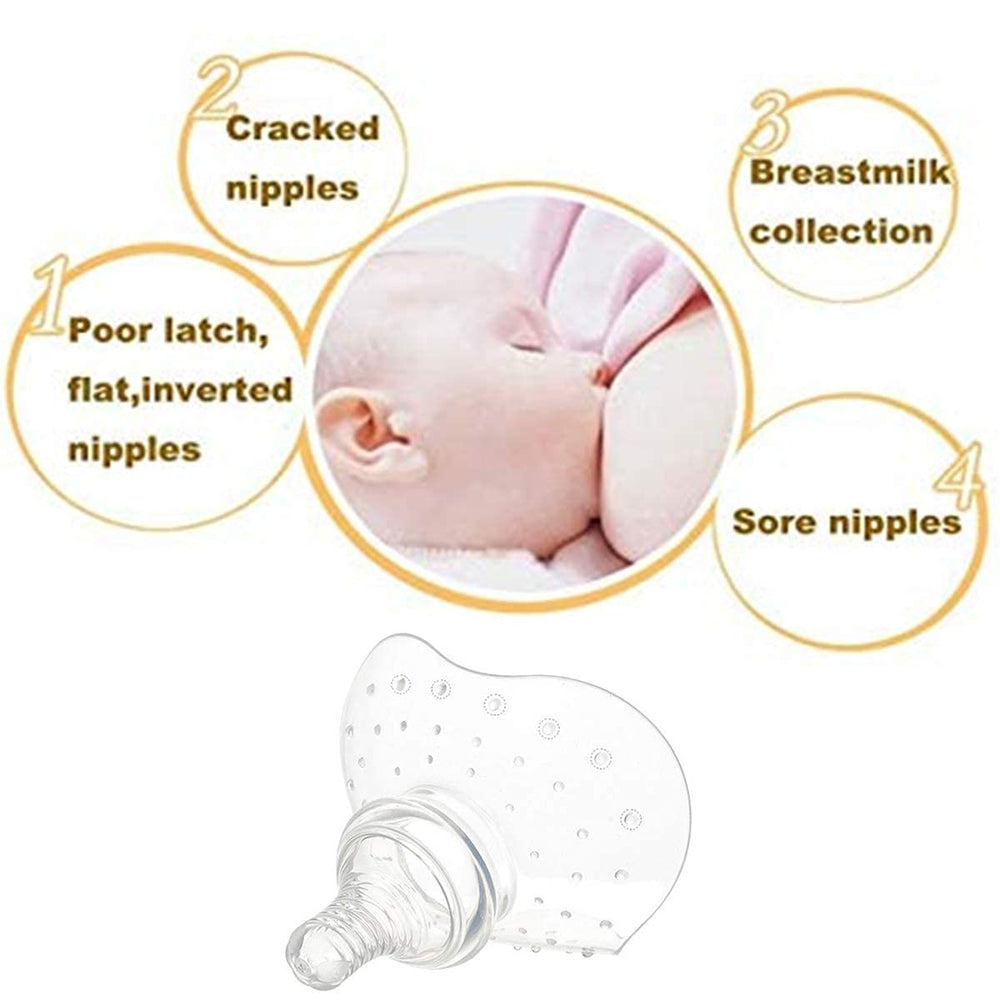 Finever nipple shield smooth milk flow indicates comfortable feeding