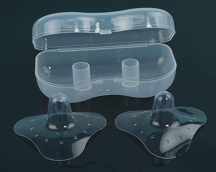 Finever inverted nipple shields help with latch during feeding