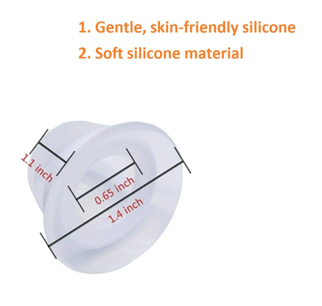 Close-up of Finever Nipplesuckers silicone material highlighting soft texture and flexibility.