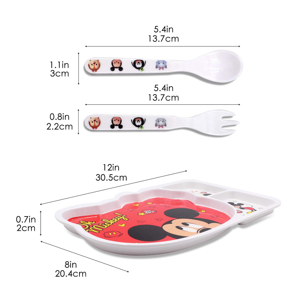 Finex Mickey Polka Dot resin cartoon characters delight kids at meals.