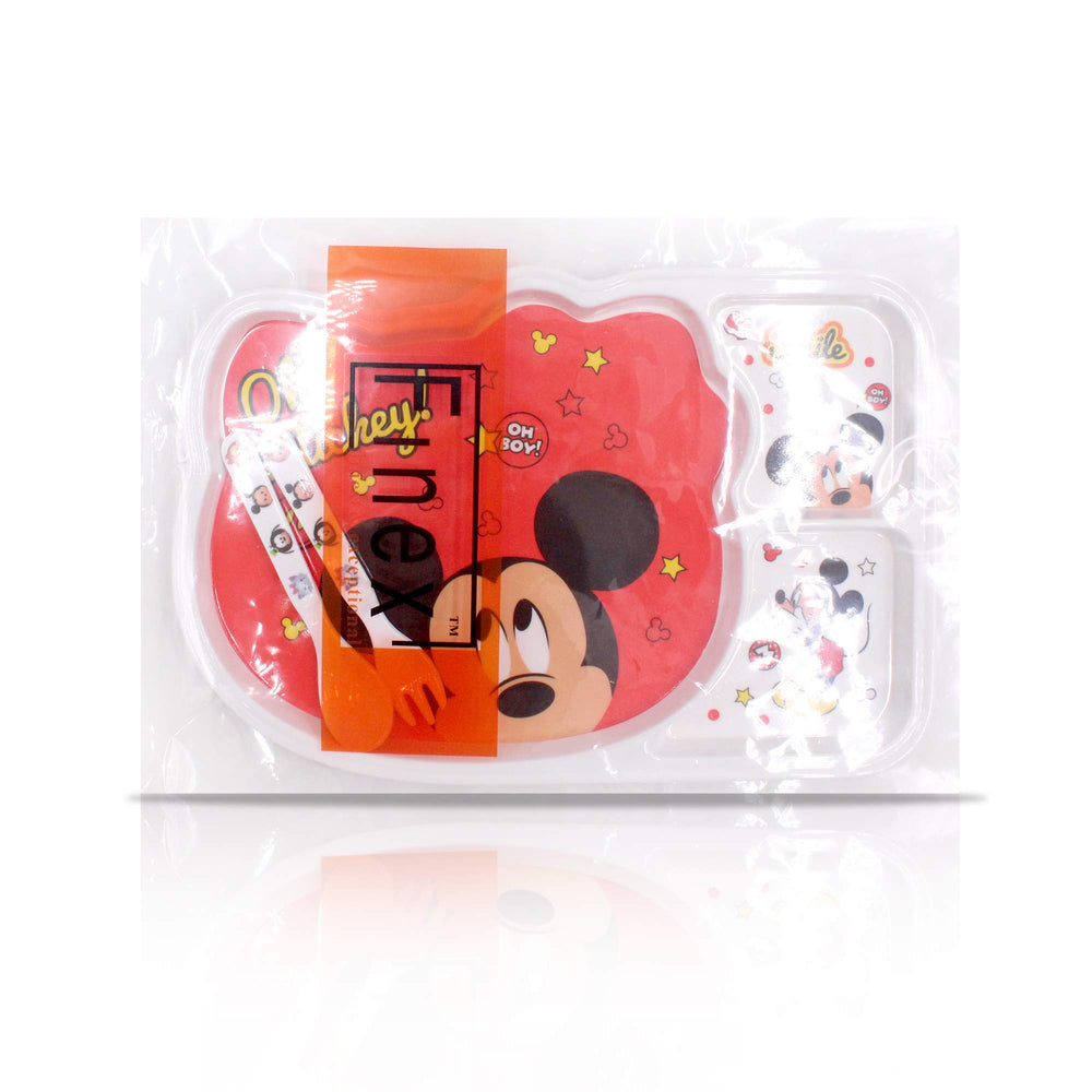 Finex Mickey Polka Dot resin dishwasher-safe top rack image.
