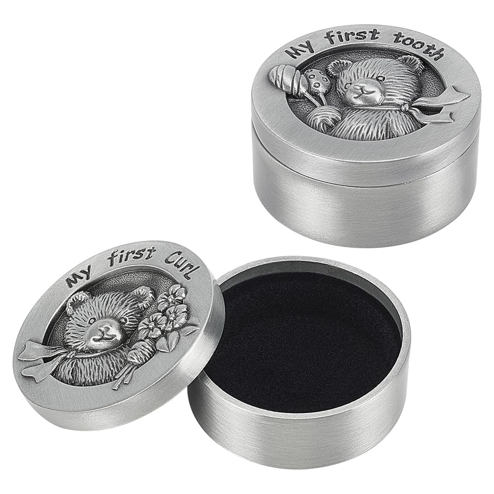 FINGERINSPIRE bear lid design keepsake box with sentimental charm
