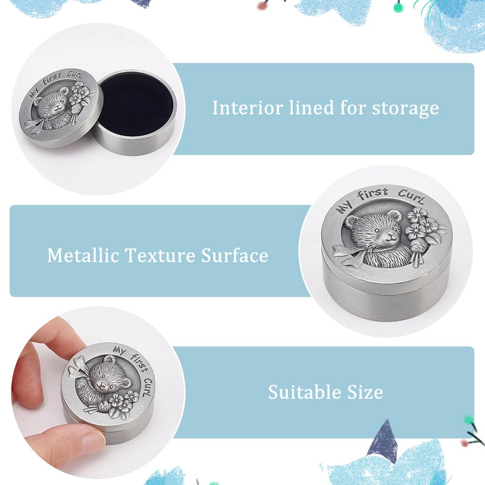 FINGERINSPIRE compact-size keepsake box fits shelves and keeps memories.