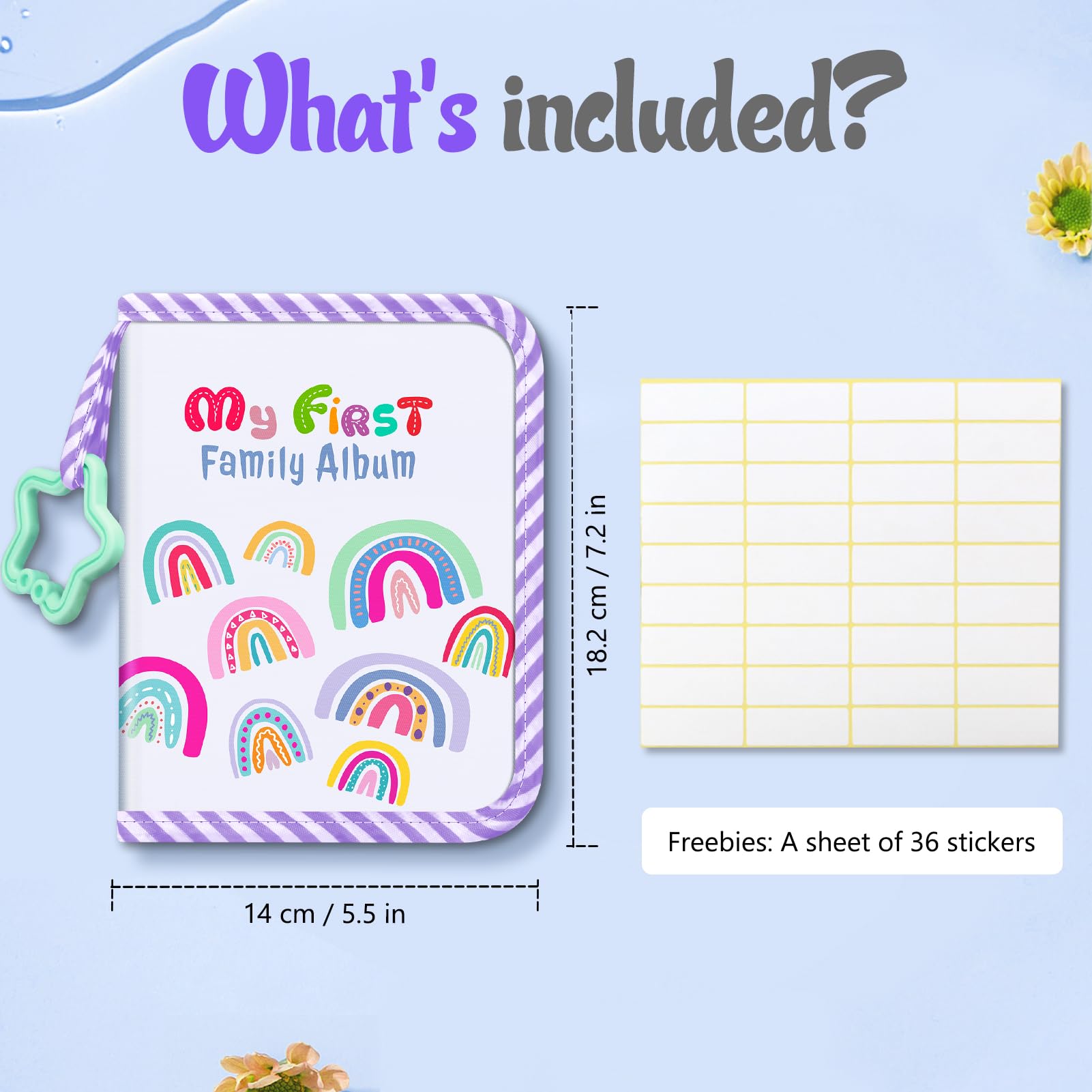 FINTIE 4x6 inch inner pages with thickened PP for durability