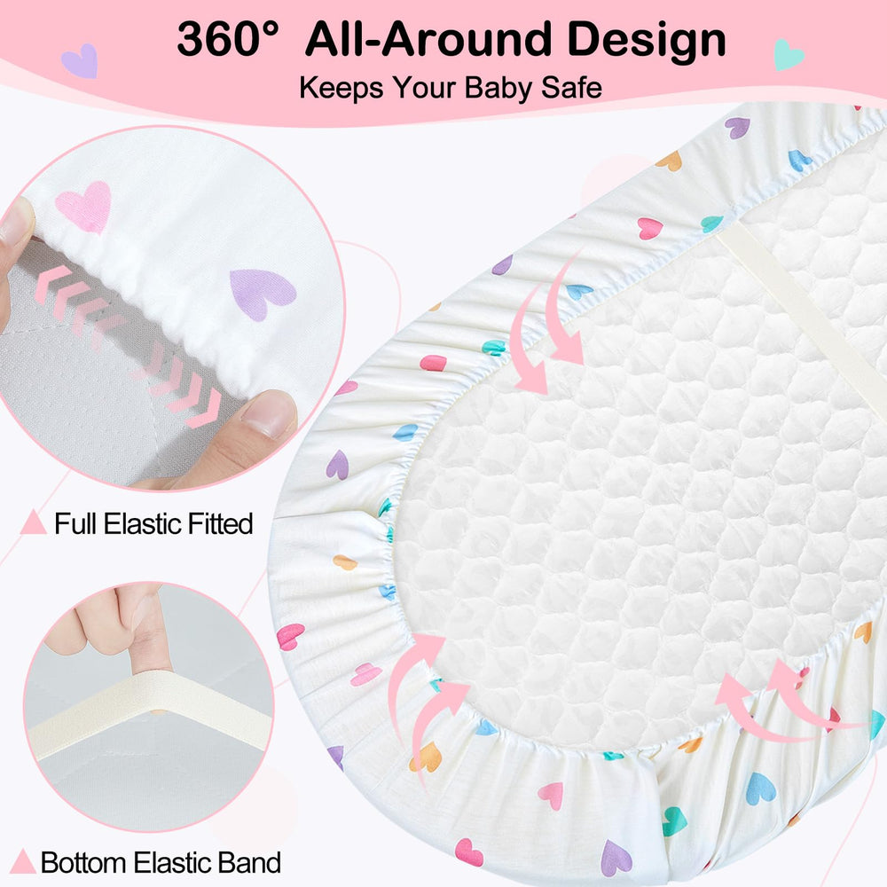 FIOBEE Sheets machine washable for easy, everyday care.