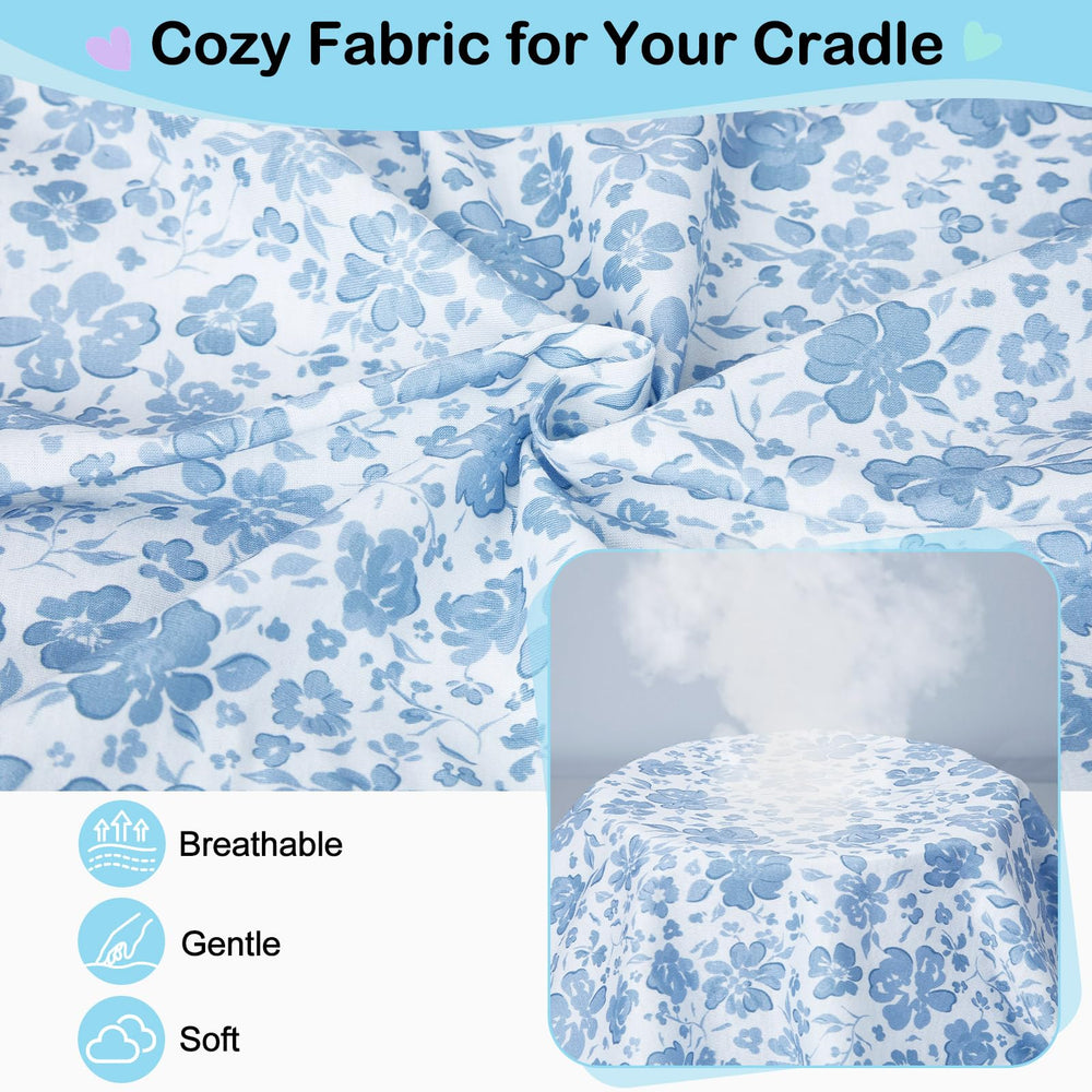 Fiobee universal-fit sheets for oval, hourglass, and rectangular cradles