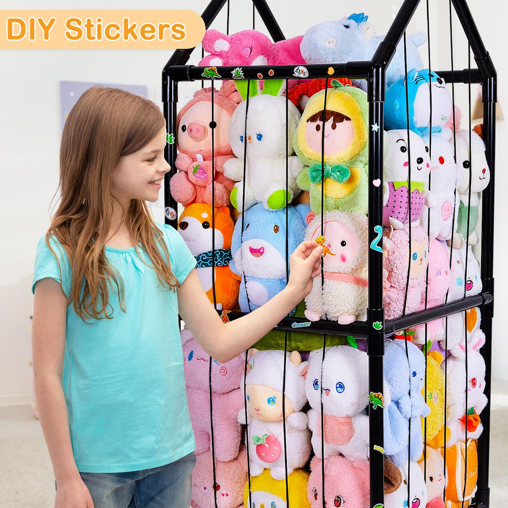 Fiobee DIY stickers invite kids to personalize the storage space