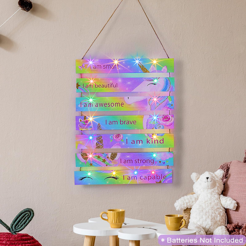 FIOBEE wall decor with hemp string is easy to hang.
