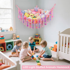 FIOBEE hammock with LED light showing night glow