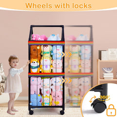 Fiobee high elastic bands secure plush toys while keeping access easy