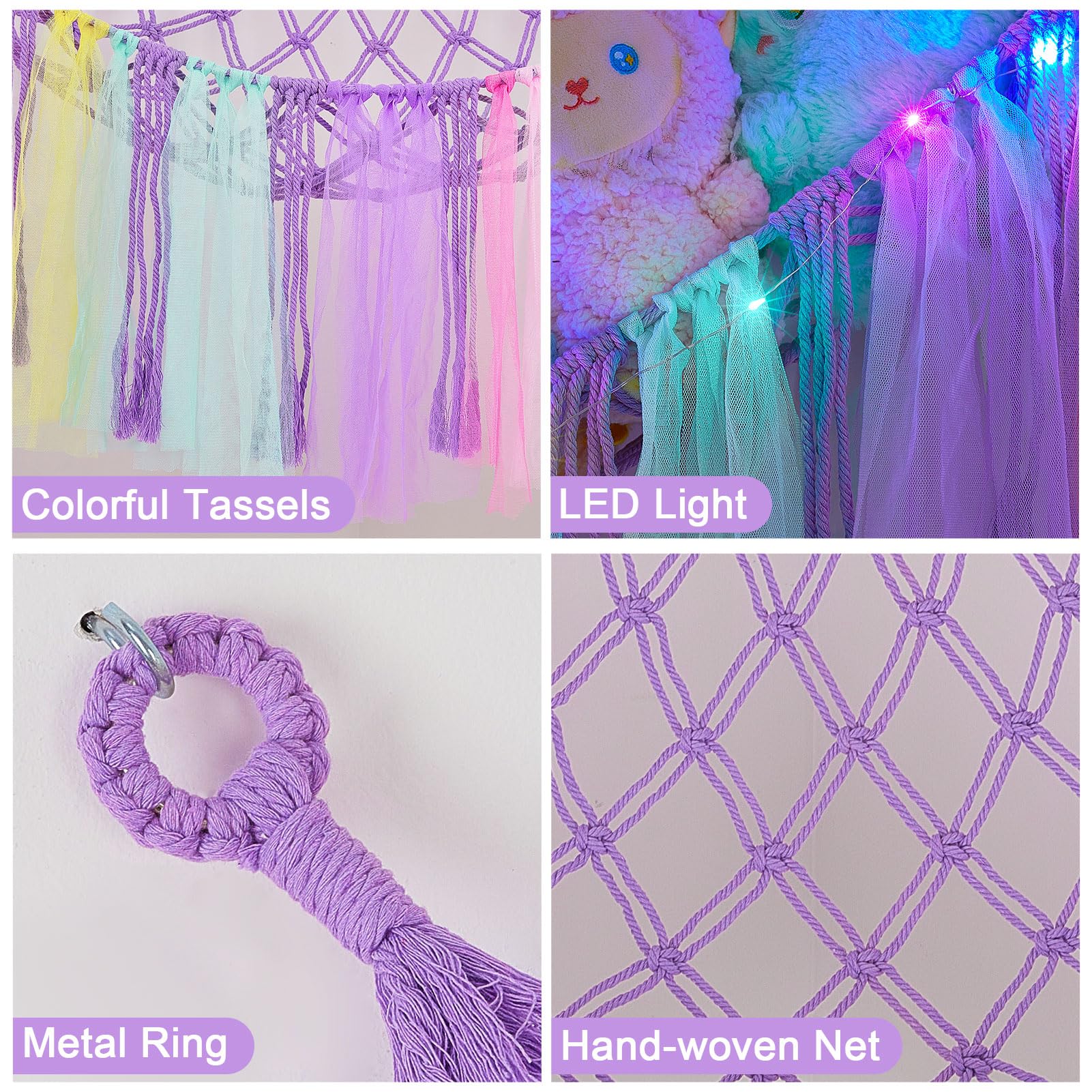 FIOBEE LED light feature provides gentle night illumination for bedtime.