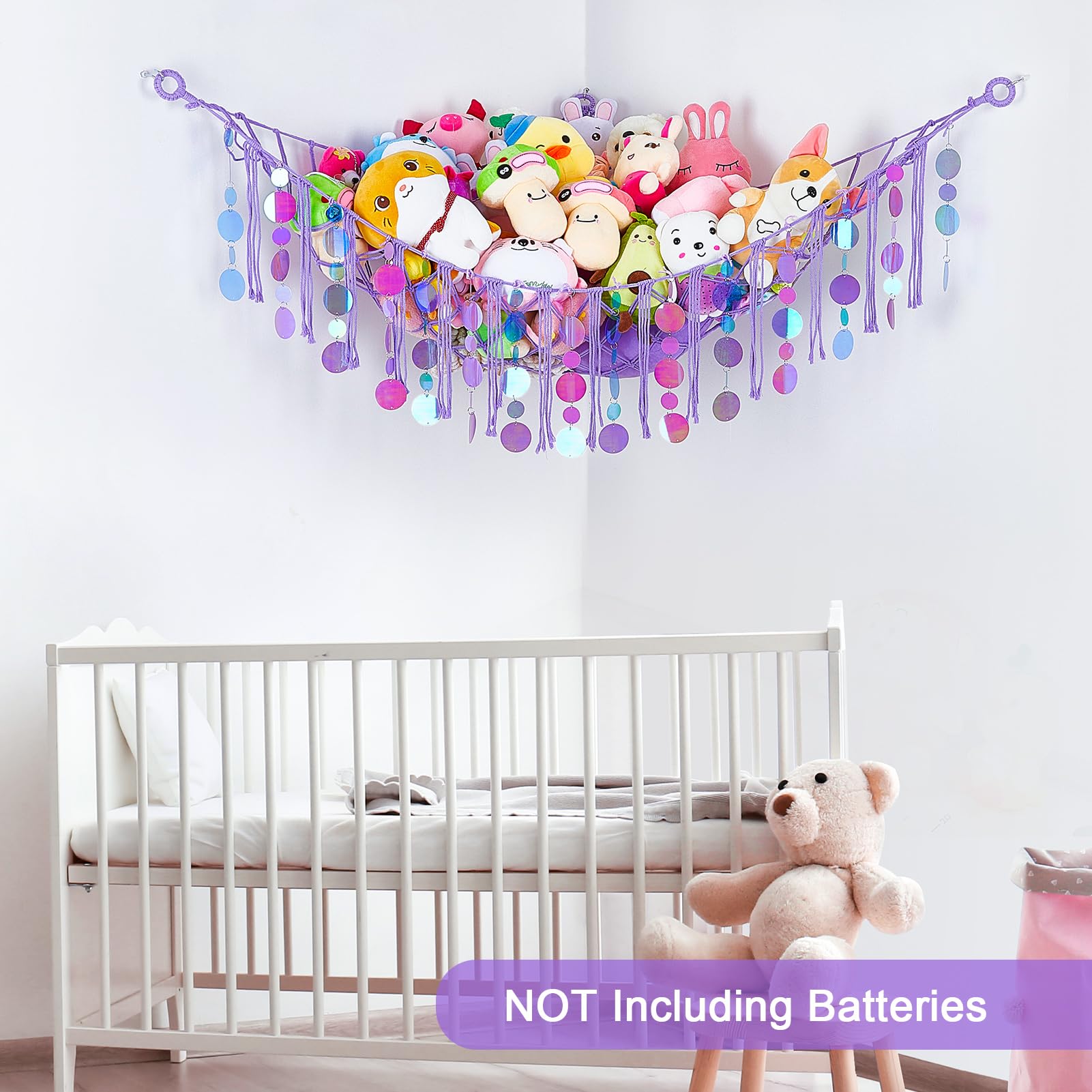 FIOBEE nursery decor purple vibe adds playful charm to kids room