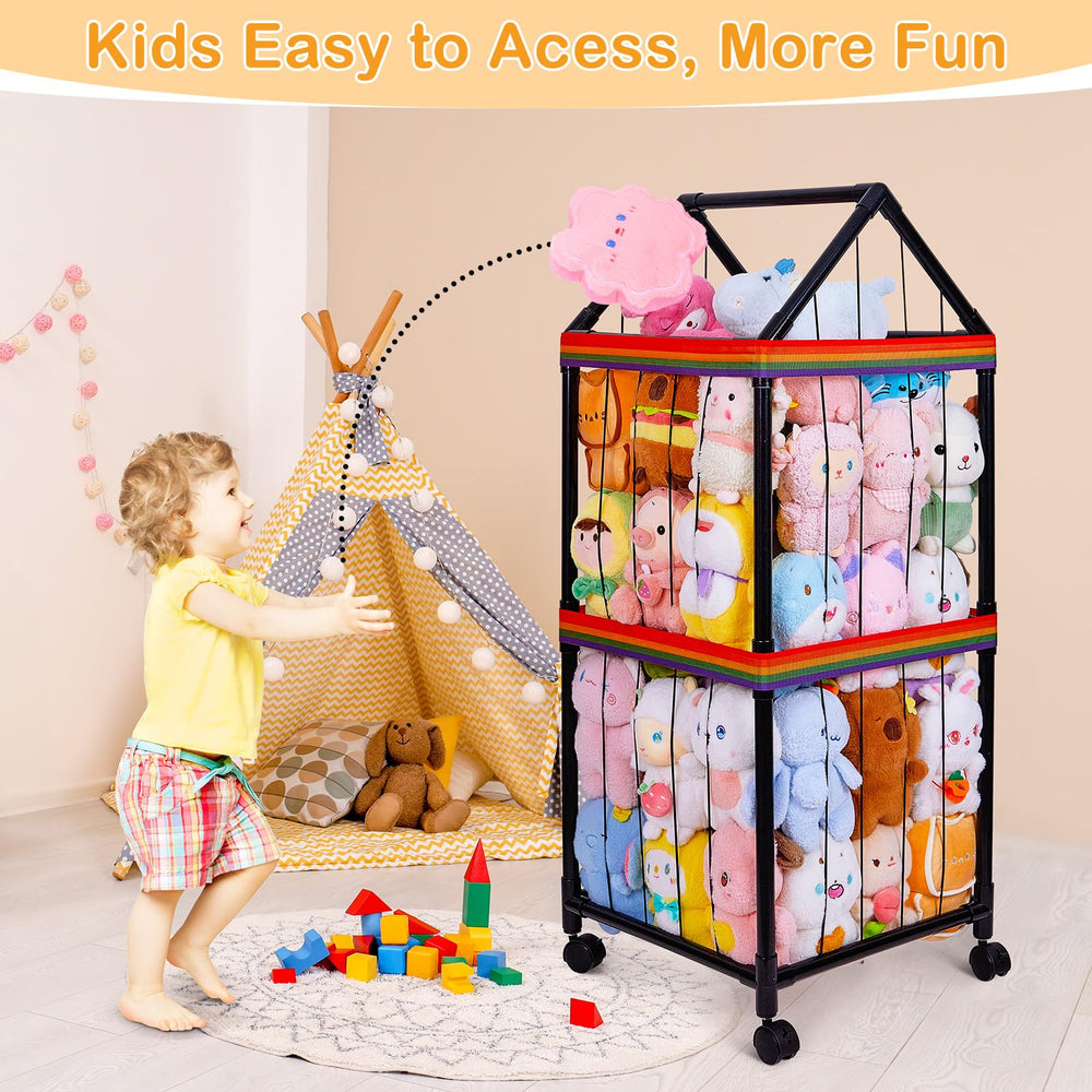 Fiobee space-saving design fits corners and nurseries without floor clutter