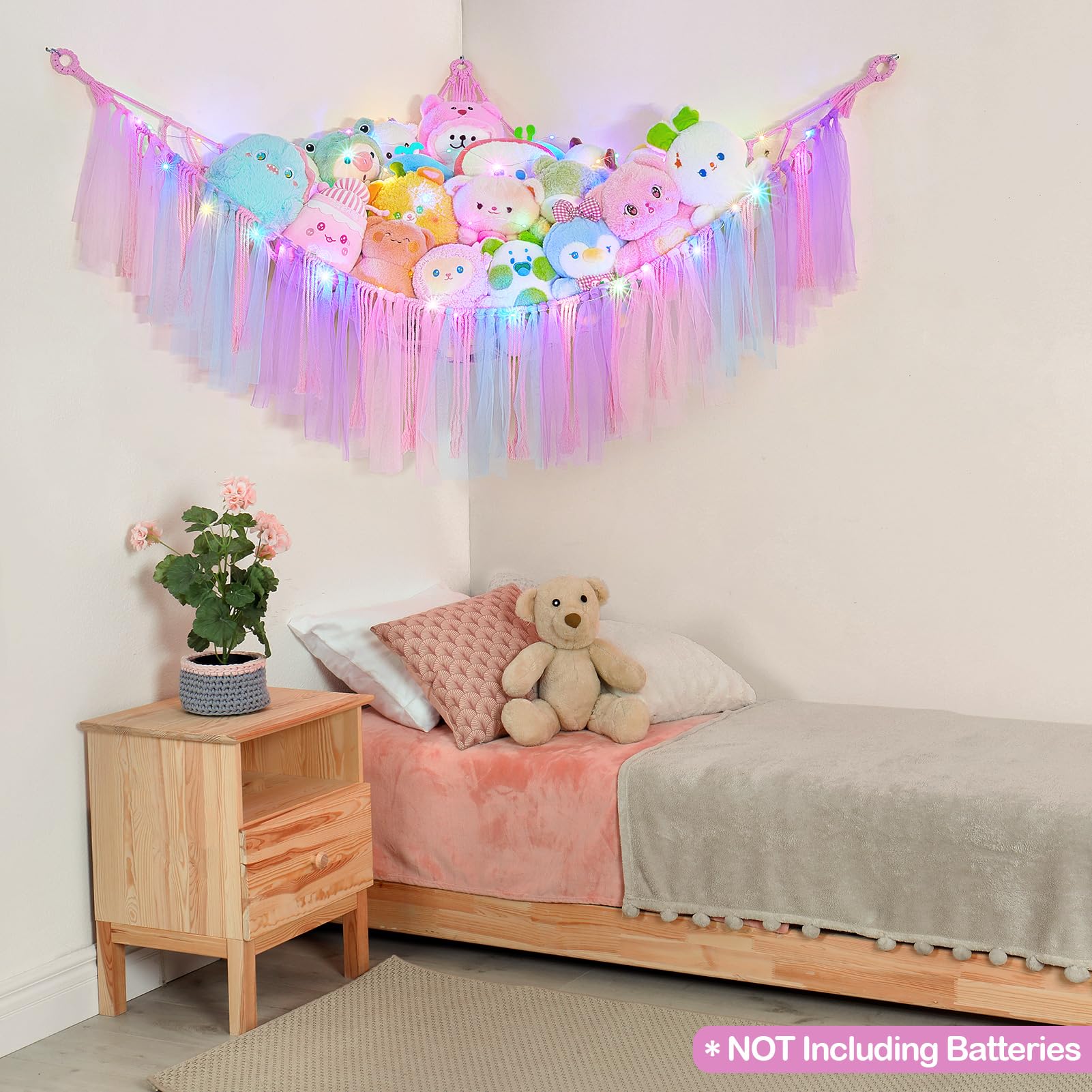 FIOBEE nursery decor doubles as toy storage and display.