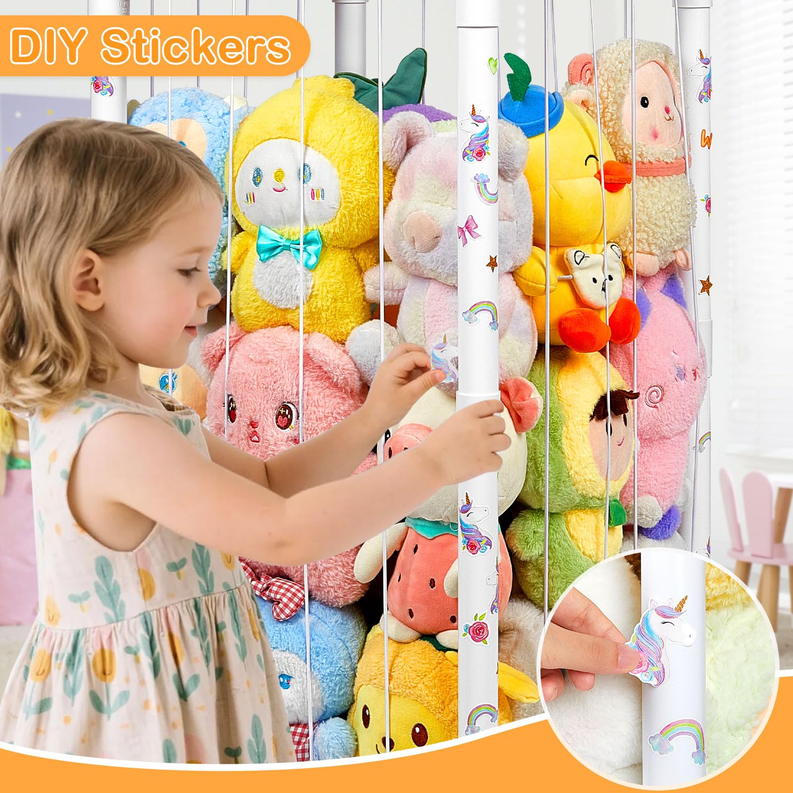 FIOBEE sturdy-frame keeps the cage shape after playtime and moves.