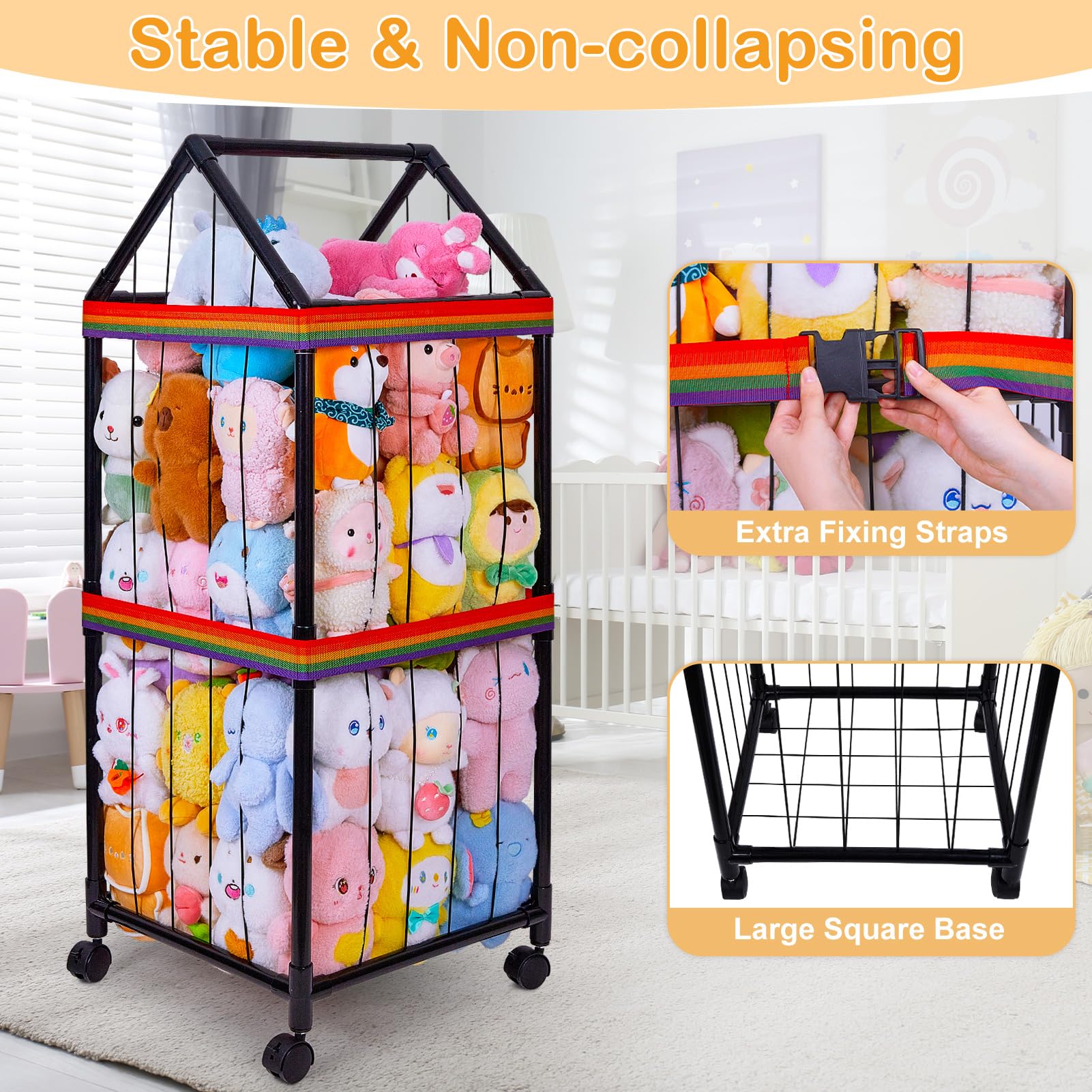 Fiobee sturdy PVC structure offers stable base for busy kids' rooms
