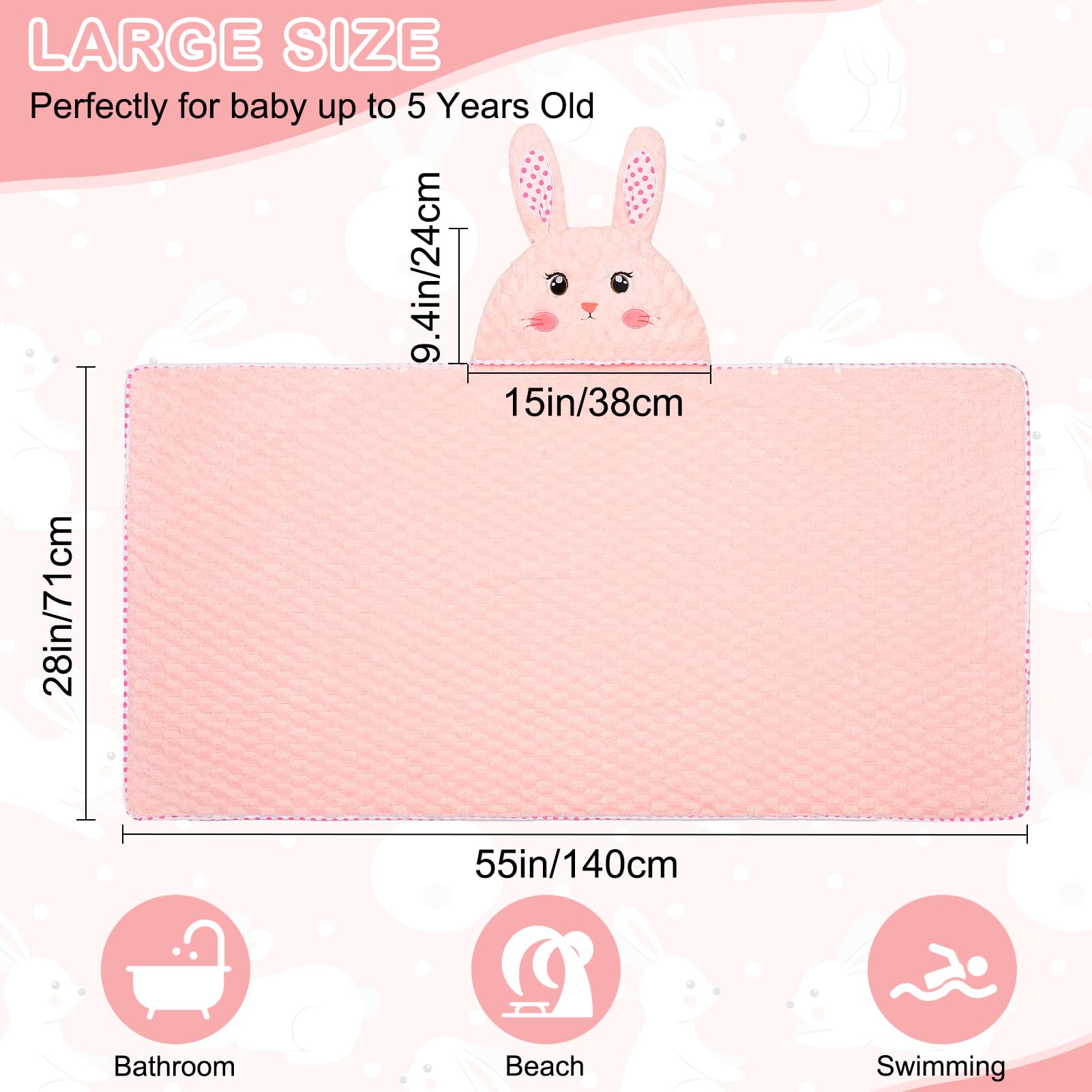 FIOBEE Towel doubles as photo prop or nursery blanket
