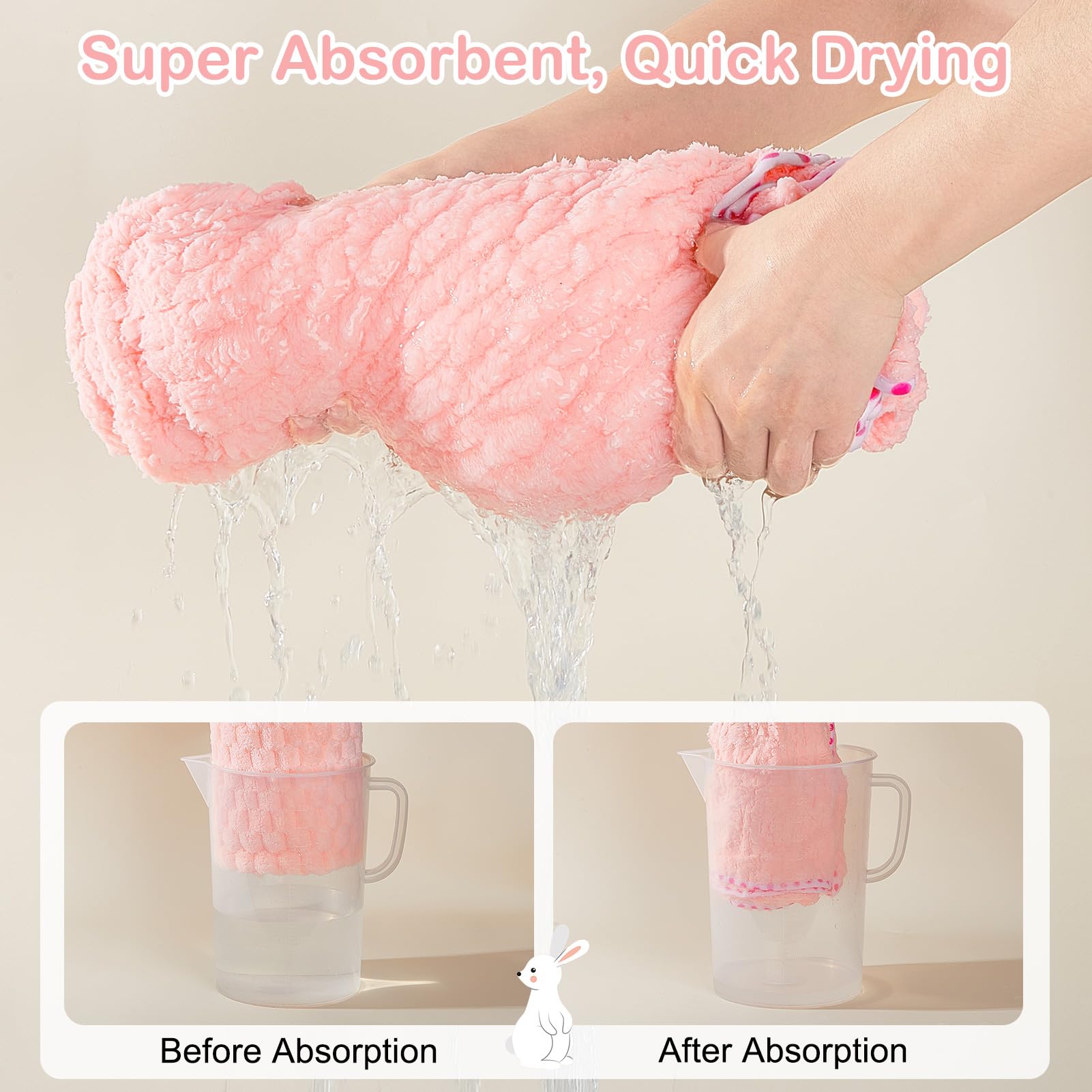 FIOBEE Machine washable towel stays soft after many washes