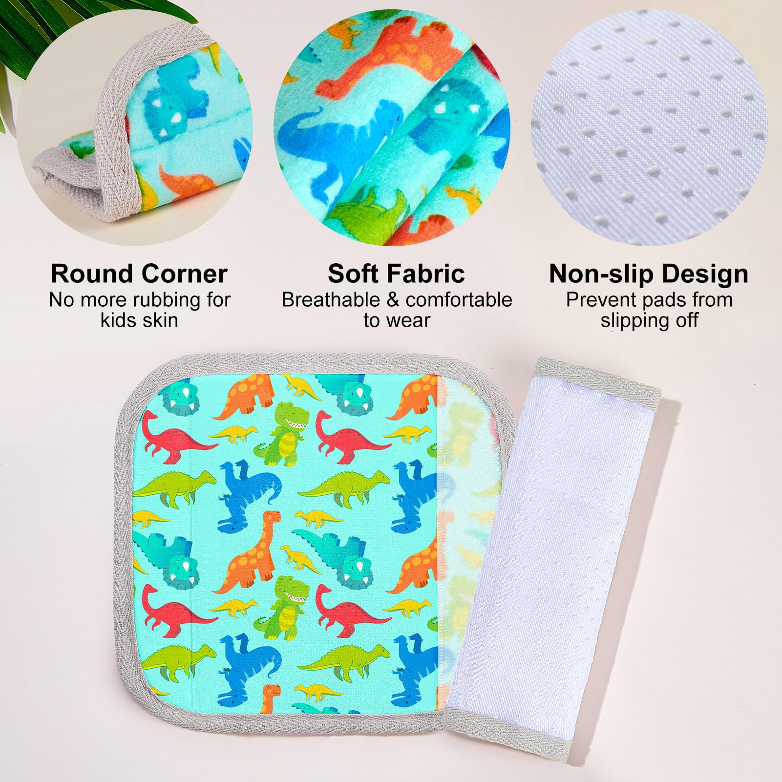 FIODAY anti-slip detail keeps cushions in place even on bumpy rides.