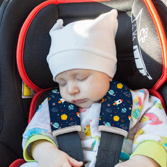 FIODAY seat belt cover interior anti-slip detail prevents sliding on straps.