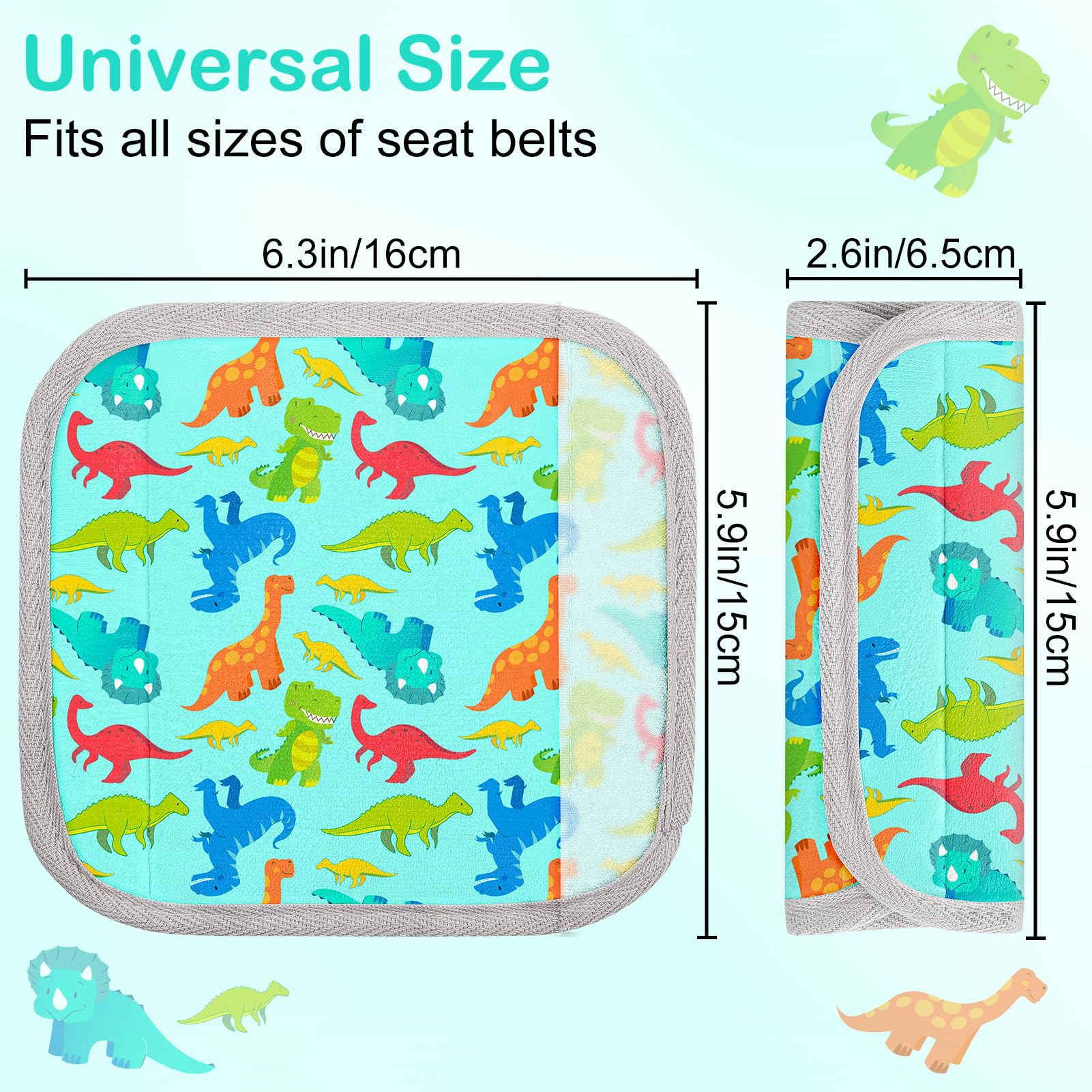 FIODAY stroller-use pad fits on straps for comfortable pushchair journeys.